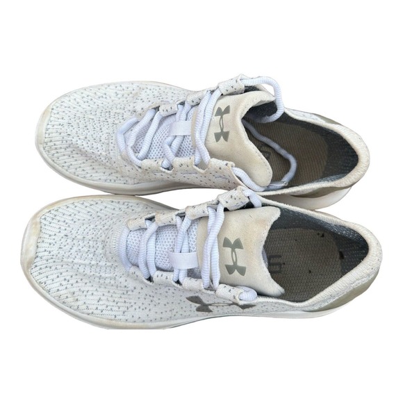 Under Armour SpeedForm SlingRide Men’s‎ Size 9.5 Running Shoes (white gray) - Picture 4 of 8